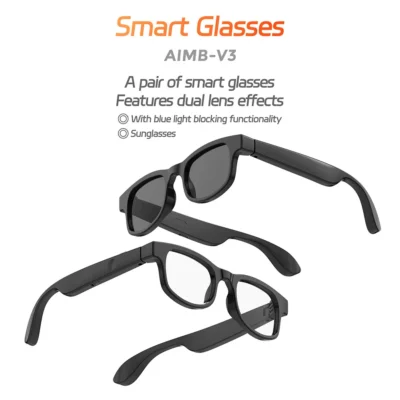 AI Smart Glasses with 144 Language BT Glasses