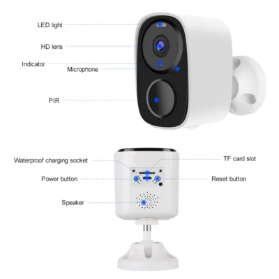 Wireless Outdoor Battery Powered Security Camera
